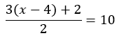 ecuación con fracción