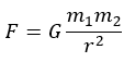 ley de gravitación de newton