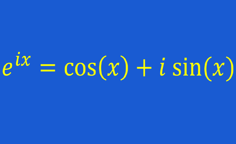 fórmula de Euler para números complejos