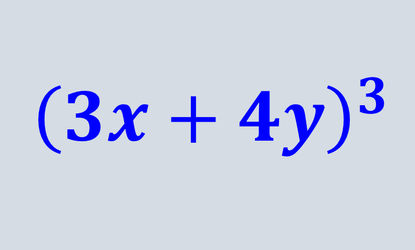 factorización de binomios al cubo