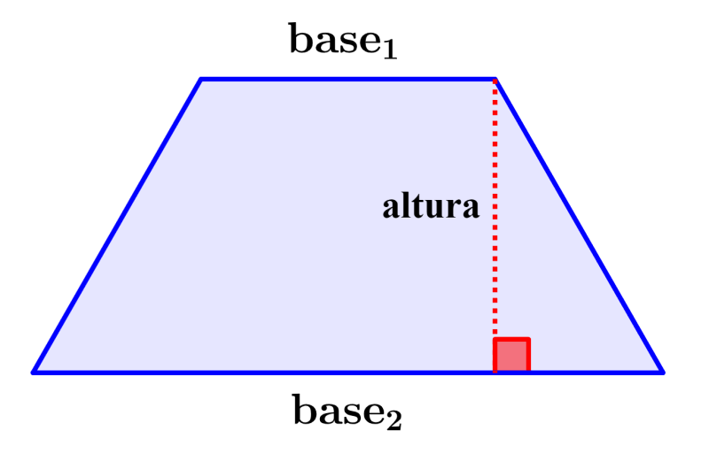 calcular el área de un trapecio