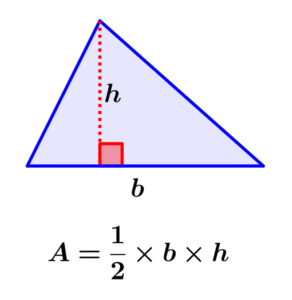 fórmula de triángulo escaleno