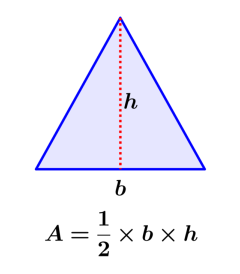 Altura De Un Triangulo Isosceles Formula