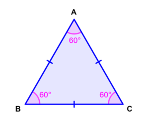 triángulo equilátero