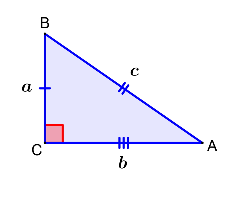 triángulo escaleno con un angulo recto