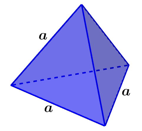 dimensiones de un tetraedro