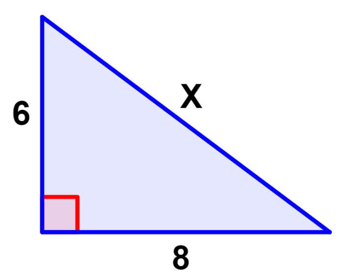 ejericio de teorema de pitagoras 1
