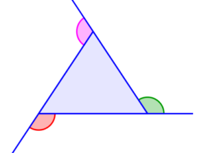 ángulos externos de un triángulo 1