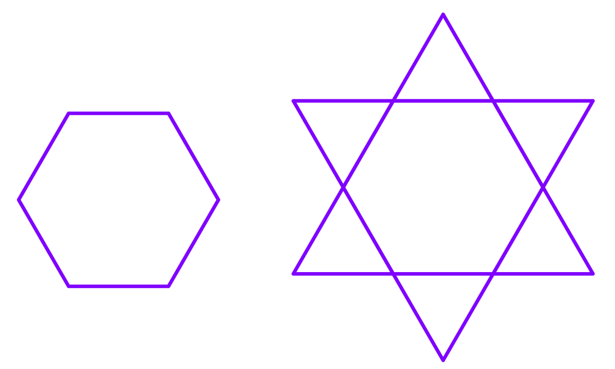 diagramas polígonos estrellados 8 hexágono