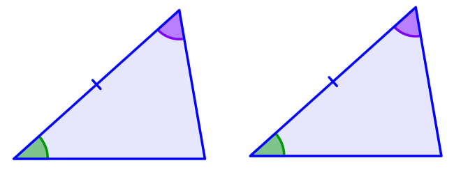 triángulos congruentes por criterio ángulo-lado-ángulo