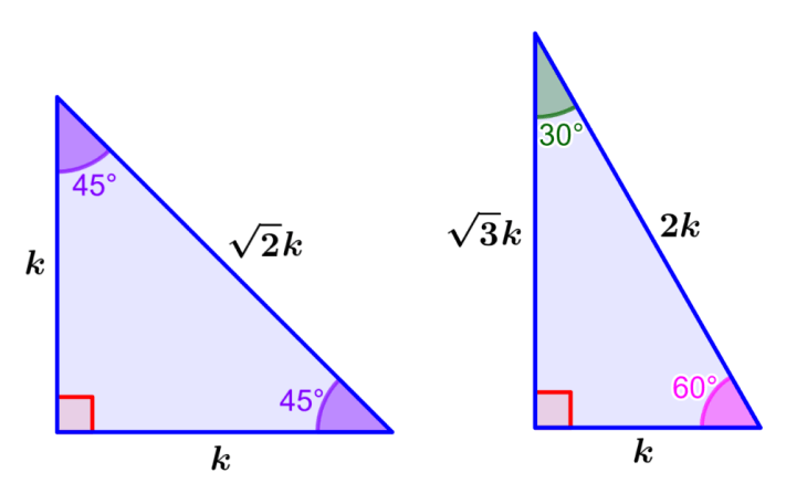 Triángulos Especiales – Fórmulas y Ejercicios