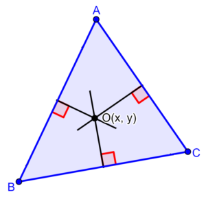 circuncentro de un triángulo