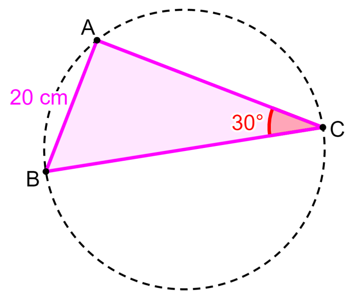 circuncentro de un triángulo ejercicio 2
