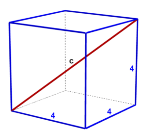 ejemplo de teorema de pitágoras 1