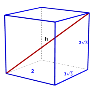 ejemplo de teorema de pitágoras 3D 4