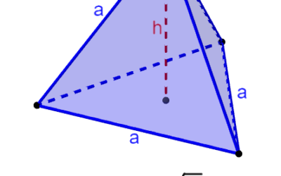 Altura de un Tetraedro – Fórmula y Ejercicios