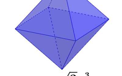 Volumen de un Octaedro – Fórmulas y Ejercicios