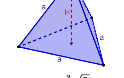 Volumen de un Tetraedro – Fórmulas y Ejercicios