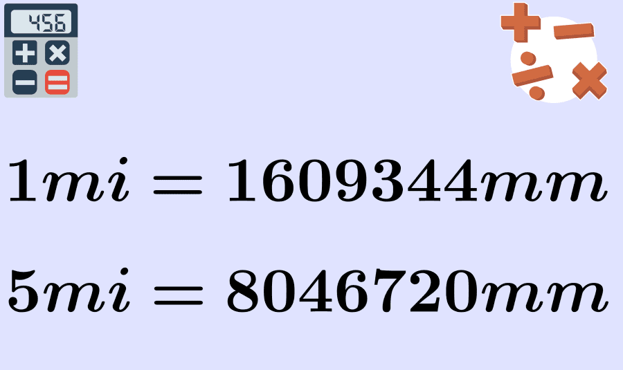 🖩 Calculadora de Millas a Milímetros (mi → mm)