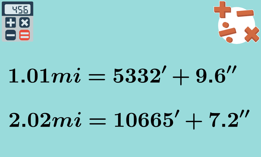 🖩 Calculadora de Millas a Pies+Pulgadas (mi → ft+in)