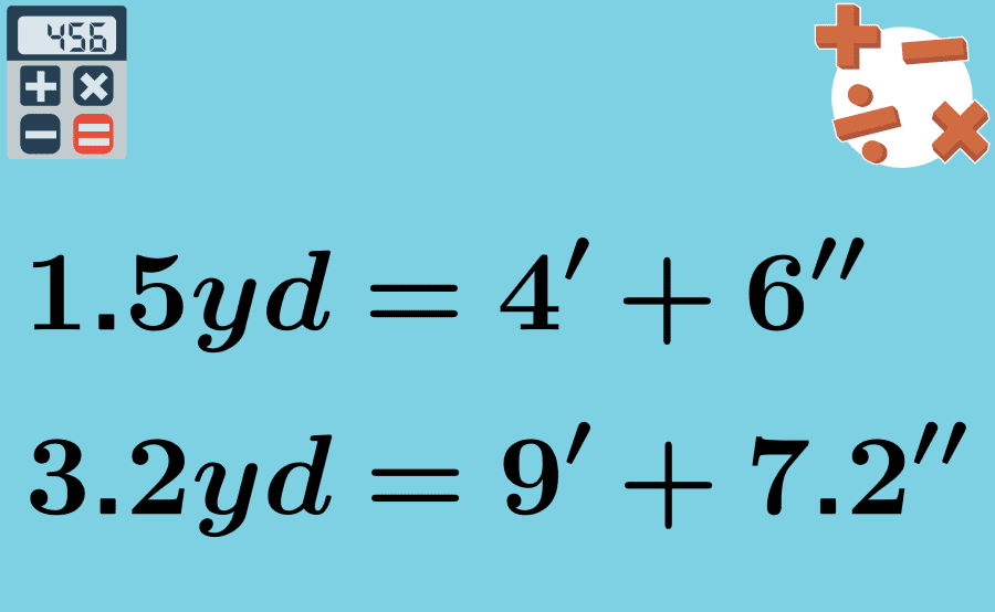 🖩 Calculadora de Yardas a Pies+Pulgadas (yd → ft+in)