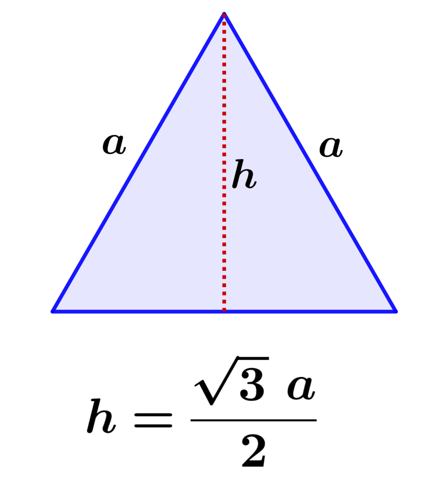 Altura de un Triángulo Equilátero – Fórmulas y Ejercicios