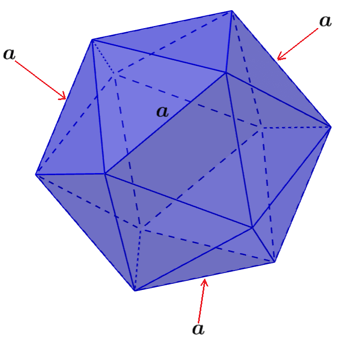 Icosaedro con lados