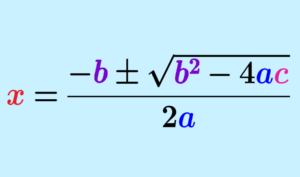 Resolver ecuaciones con la fórmula cuadrática