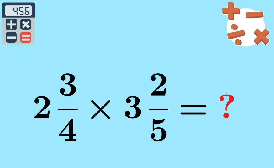 Multiplicar fracciones con números enteros (fracciones mixtas)