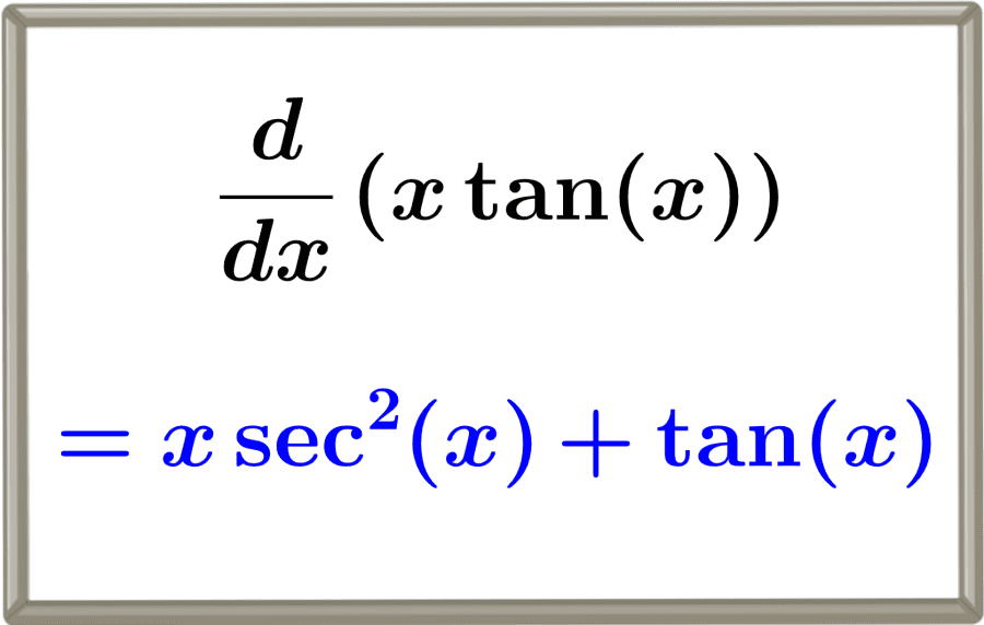 Derivada de x tan(x) – Fórmula, Demostración y Gráficas
