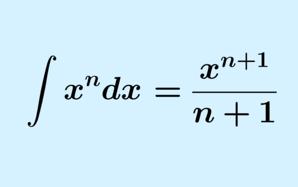 Fórmula de la integral de un polinomio