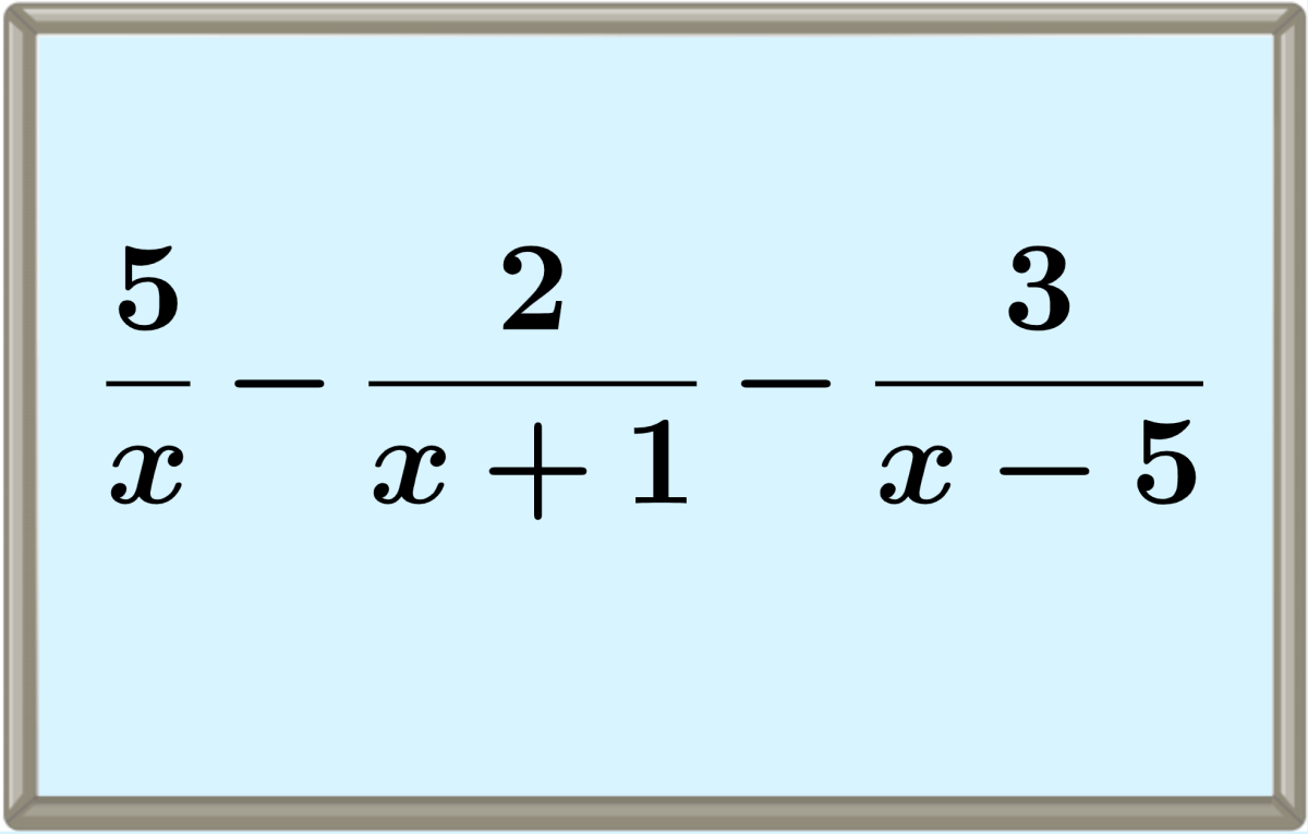 Ejercicios de restas de fracciones algebraicas resueltos