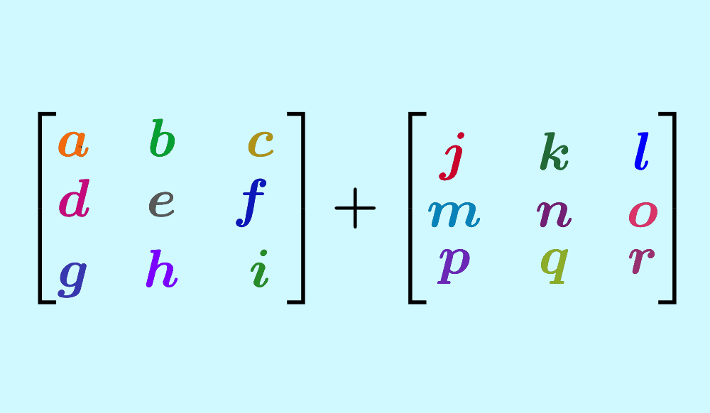 Suma y resta de matrices 3×3 – Ejercicios resueltos