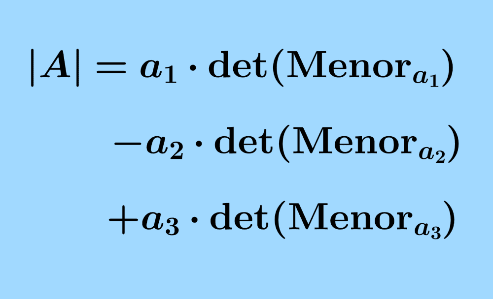 Determinante de una matriz 3×3 – Ejercicios resueltos
