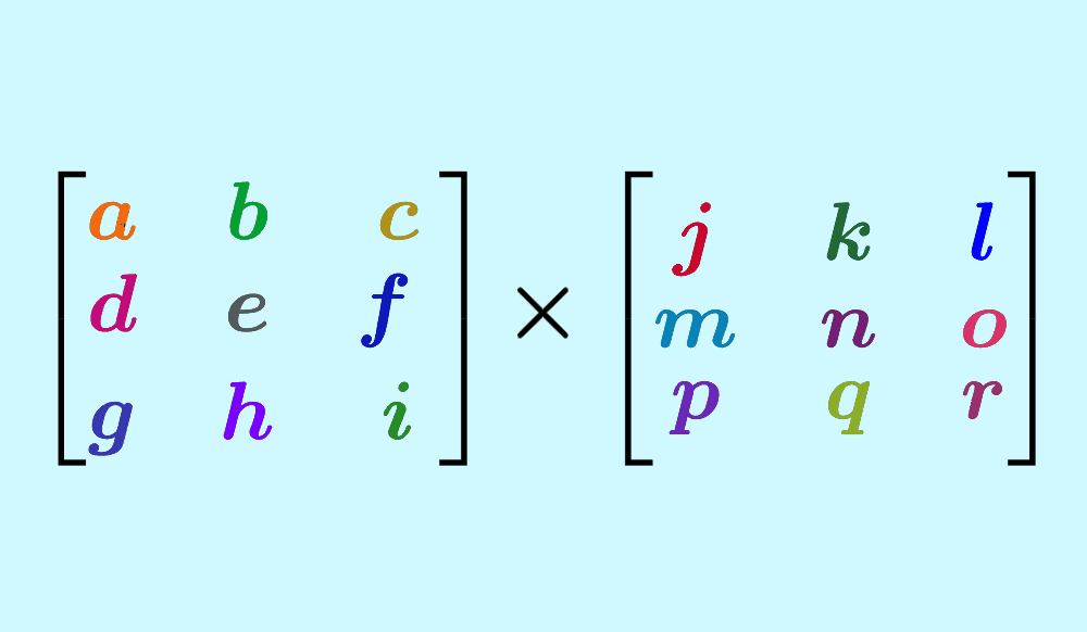 Multiplicación de matrices 3×3 – Ejercicios resueltos