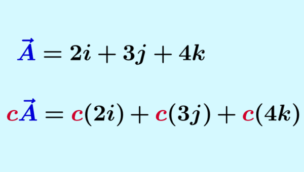 Multiplicación de un vector por un escalar